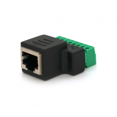 Роз'єм для підключення RJ-45(F) (8 контактів) з клемами під кабель