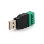 Разъем для подключения USB (5 контактов) с клеммами под кабель