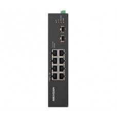 8-портовый неуправляемый POE коммутатор Hikvision DS-3T0510HP-E/HS