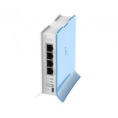 2.4GHz Wi-Fi точка доступу з 4-портами Ethernet для домашнього використання MikroTik hAP liteTC (RB941-2nD-TC)