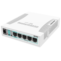 5-портовый гигабитный управляемый коммутатор MikroTik RB260GS (CSS106-5G-1S)