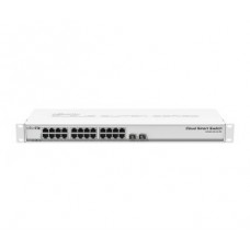 24-портовый управляемый коммутатор MikroTik CSS326-24G-2S+RM