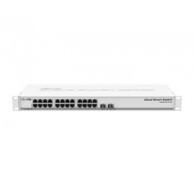 24-портовый управляемый коммутатор MikroTik CSS326-24G-2S+RM