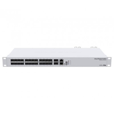 24-портовый управляемый MikroTik CRS326-24S+2Q+RM