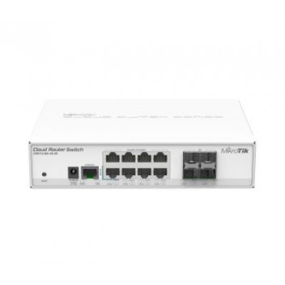 8-портовый управляемый MikroTik CRS112-8G-4S-IN