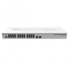 24-портовый управляемый L2 MikroTik CRS326-24G-2S+RM