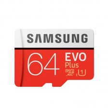 Карта памяти Samsung 64GB microSDXC C10 UHS-I U1 R100/W20MB/s Evo Plus V2