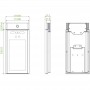 Біометричний термінал ZKTeco RevFace15[TI] з функцією вимірювання температури
