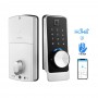Електрозамок біометричний Trinix TRL-5203BTF Silver Left