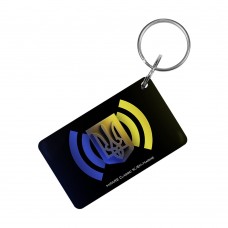 Ключ Trinix Proximity-key EM+MF epoxy прямоугольный 30*50 мм герб