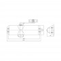 Дверной доводчик Dortec DT-83H SILVER