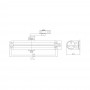 Дверной доводчик Dortec DT-514 Silver