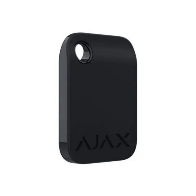 Бесконтактный брелок управления Ajax Tag Black (10 шт.)