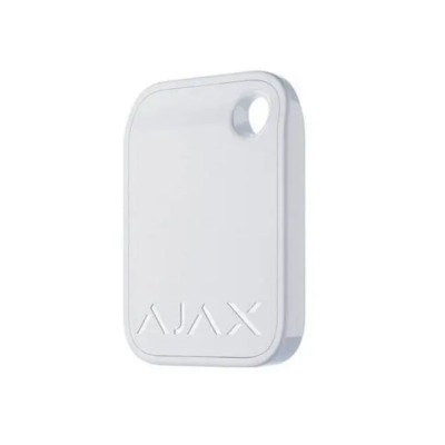 Бесконтактный брелок управления Ajax Tag white (100 шт.)