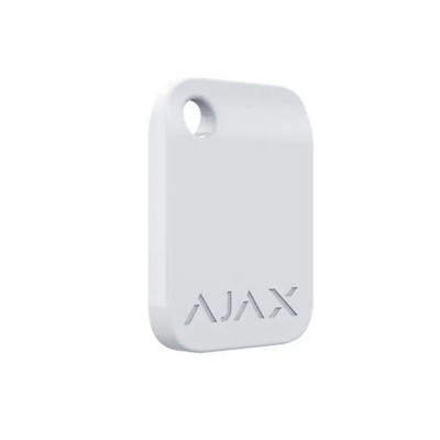 Бесконтактный брелок управления Ajax Tag white (100 шт.)