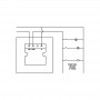 Энергосберегающий карман для гостиниц SEVEN LOCK P-7751 silver