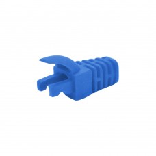 Чехол изолирующий для разъема RJ-45 Cat.5/Cat.6, ПВХ синий, 100 шт.