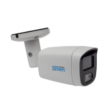 IP-відеокамера 5 Мп Full Color вулична SEVEN IP-7225PA-FC white 2,8 мм