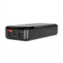 Повербанк 20000mAh Power Bank Kraft KPB-2120FCL Black 22.5W QC3.0 LED-фонарь