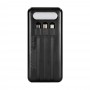 Повербанк 20000mAh Power Bank Kraft KPB-2120FCL Black 22.5W QC3.0 LED-фонарь