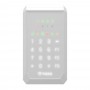 Клавіатура Tiras K-PAD8+ White на 8 індикаторів зон з вбудованим зчитувачем NFC/Mifare