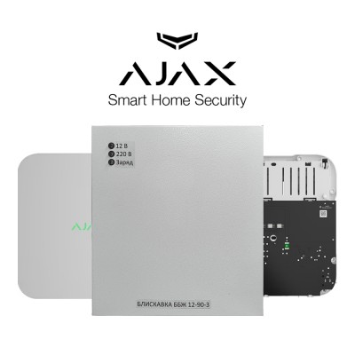 Блок безперебійного живлення Блискавка ББЖ 12-90-3 для Ajax NVR (8ch), NVR (16ch), NVR DC (8ch), NVR DC (16ch)