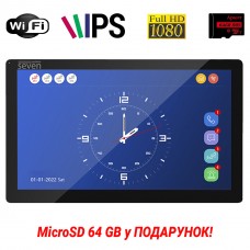 IP-відеодомофон 10 дюймів з Wi-Fi SEVEN DP-7517FHDW - IPS black