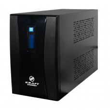 Источник бесперебойного питания KRF-1500VA/900W(LCD) UPS Kraft