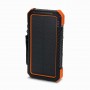 Повербанк з сонячною панеллю 20000mAh Power Bank Kraft TPB-1820SLP Orange бездротова зарядка 18W QC2.0 LED-ліхтар