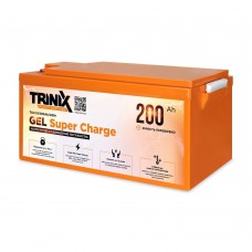 Аккумуляторная батарея гелевая 12В 200Аг Trinix TGL12V200Ah/20Hr GEL Super Charge