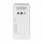 Повербанк 20000mAh Power Bank Kraft KPB-2120FCL White 22.5W QC3.0 LED-ліхтар