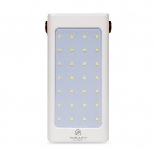 Повербанк 70000mAh Power Bank Kraft KPB-2470FCL White 22.5W QC3.0 LED-ліхтар