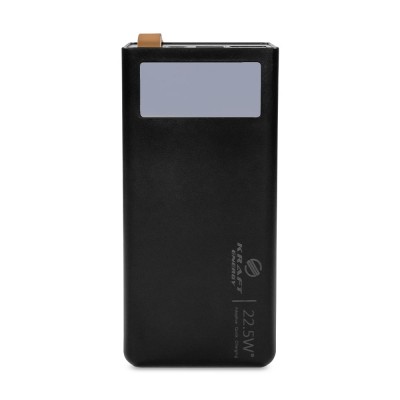 Повербанк 30000mAh Power Bank Kraft KPB-2330FCL Black 22.5W QC3.0 LED-ліхтар