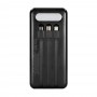 Повербанк 20000mAh Power Bank Kraft KPB-2120FCL Black 22.5W QC3.0 LED-ліхтар