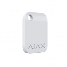 Безконтактний брелок управління Ajax Tag white (10pcs)