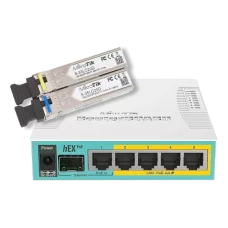Комплект RB960PGS + SFP модуль S-3553LC20D