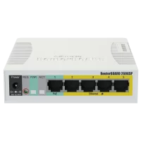 5-портовый гигабитный управляемый PoE MikroTik RB260GSP (CSS106-1G-4P-1S)