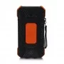 Повербанк з сонячною панеллю 20000mAh Power Bank Kraft TPB-1820SLP Orange бездротова зарядка 18W QC2.0 LED-ліхтар