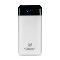 Повербанк 20000mAh Power Bank Kraft KPB-2120FCL White 22.5W QC3.0 LED-фонарь