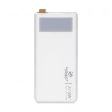 Повербанк 20000mAh Power Bank Kraft KPB-2320FCL Белый 22.5W QC3.0 LED-фонарик