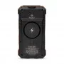 Повербанк з сонячною панеллю 20000mAh Power Bank Kraft KPB-U2230WFCSL Orange бездротова зарядка LED-ліхтар
