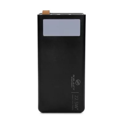 Повербанк 30000mAh Power Bank Kraft KPB-2330FCL Black 22.5W QC3.0 LED-ліхтар